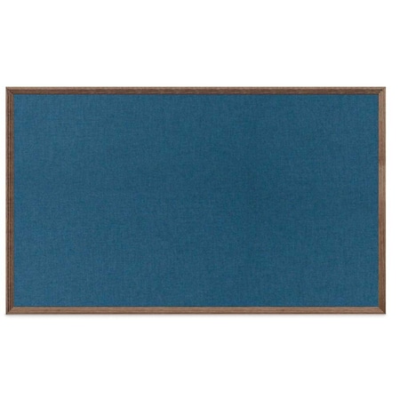 United Visual Products Decor Wood Combo Board, 72"x48", Walnut/White Porcelain & Burgundy UV705DEFAB-WALNUT-WHTPORC-DBURGU